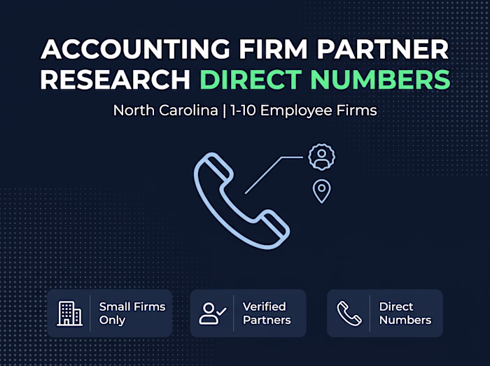 Accounting Firm Partner Research with Direct Contact Numbers