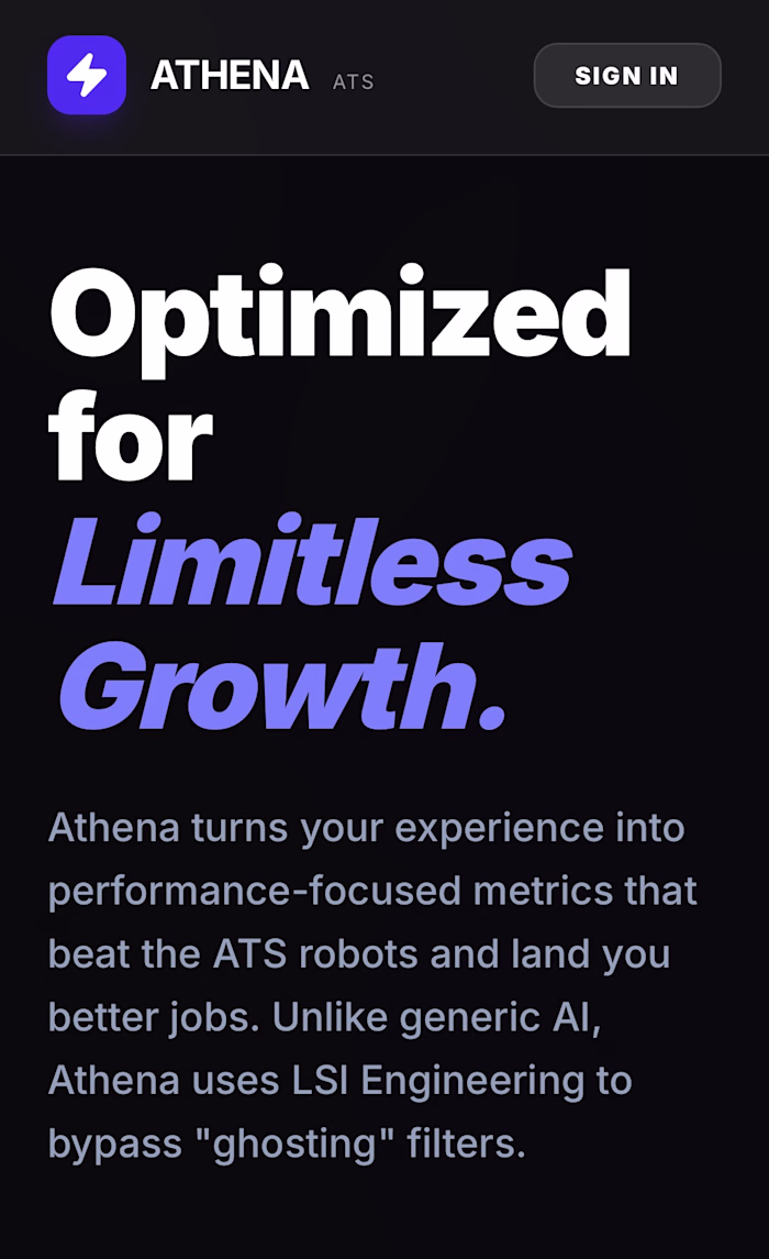 Athena ATS SaaS