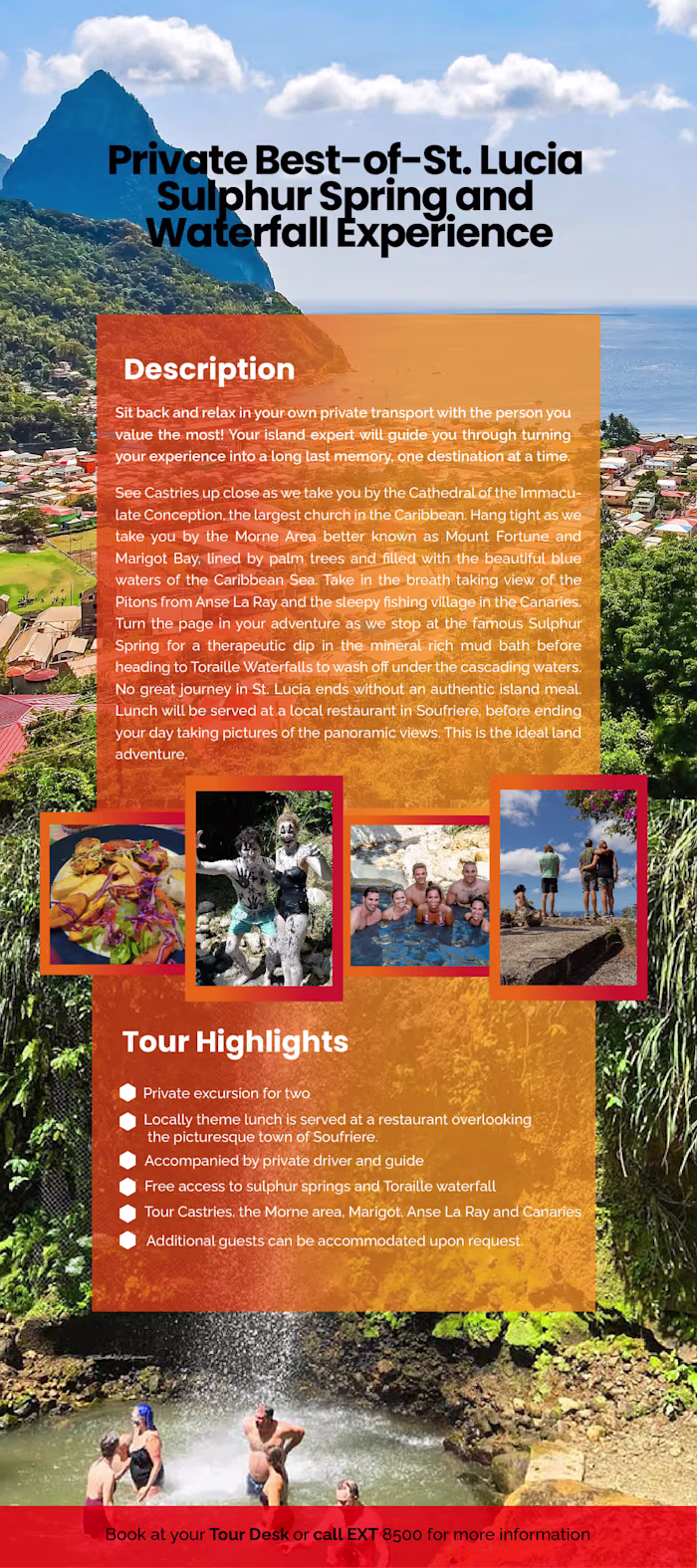 Social Media post for a tour company.