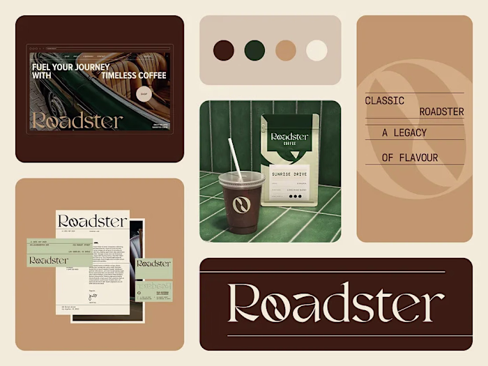 Roadster Coffee Branding & Packaging System