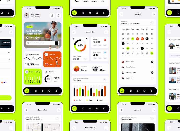 Fitness & Sports Application Design