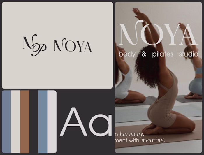 NOYA — Brand Identity for a Body & Pilates Studio
