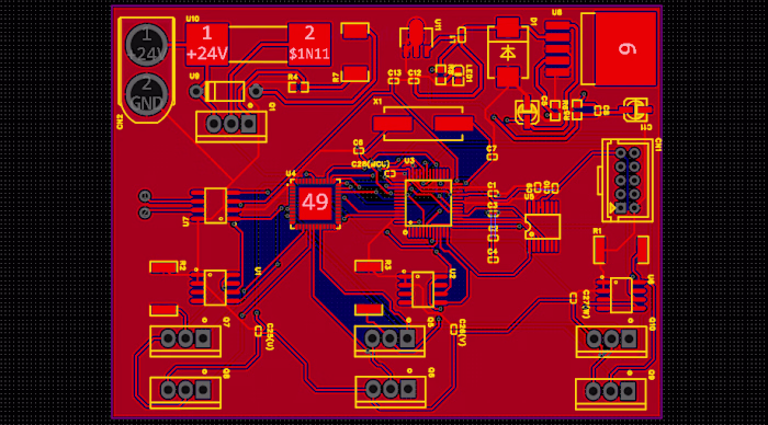 24V BLDC Motor Controller with