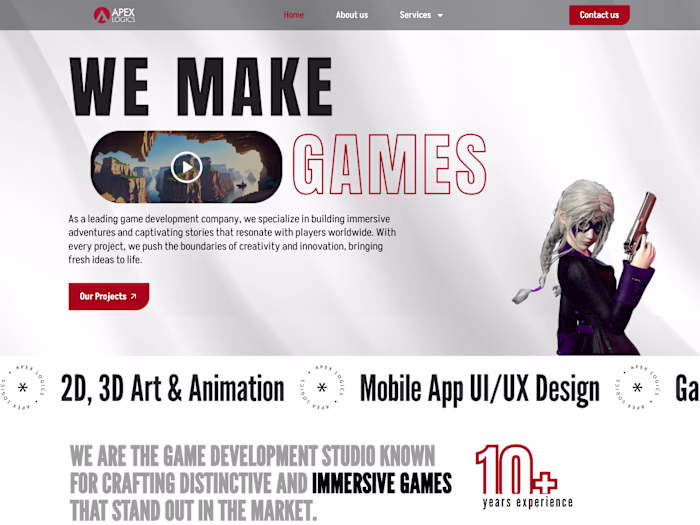 Leading Game Development Company- Apex Logics
