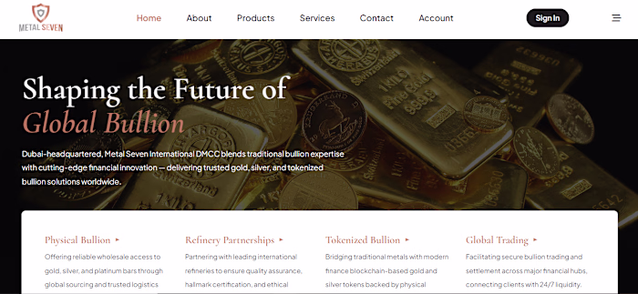 Built a corporate bullion trading