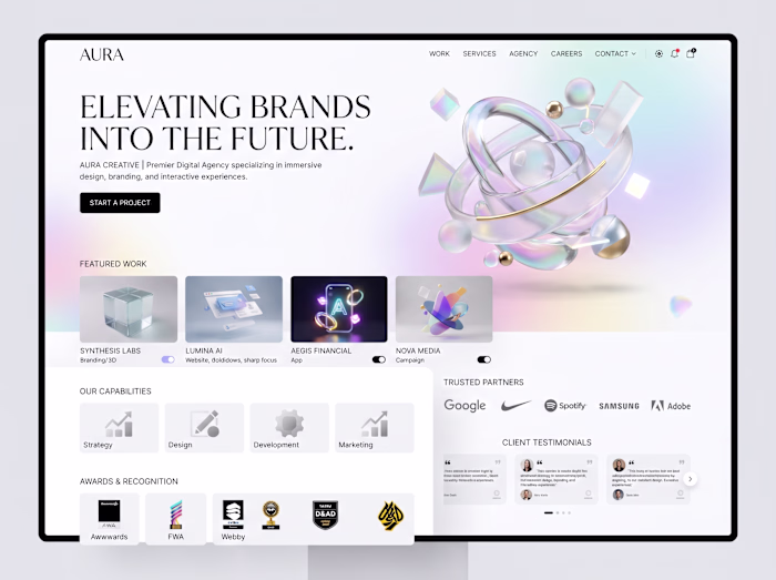 Aura - Premier Digital Agency