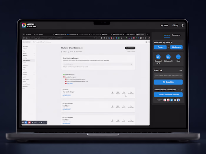 Kajabi Lifecycle Email Automation for Spinal Health Hub