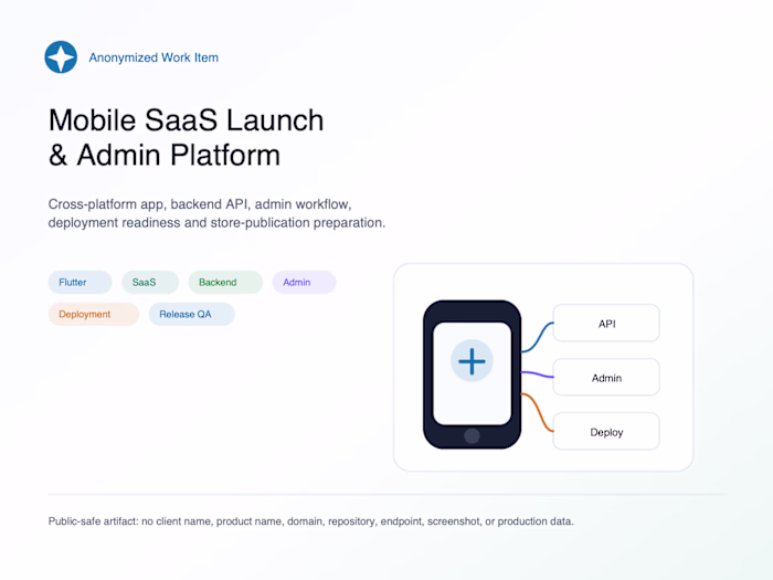 Mobile SaaS Launch & Admin Platform