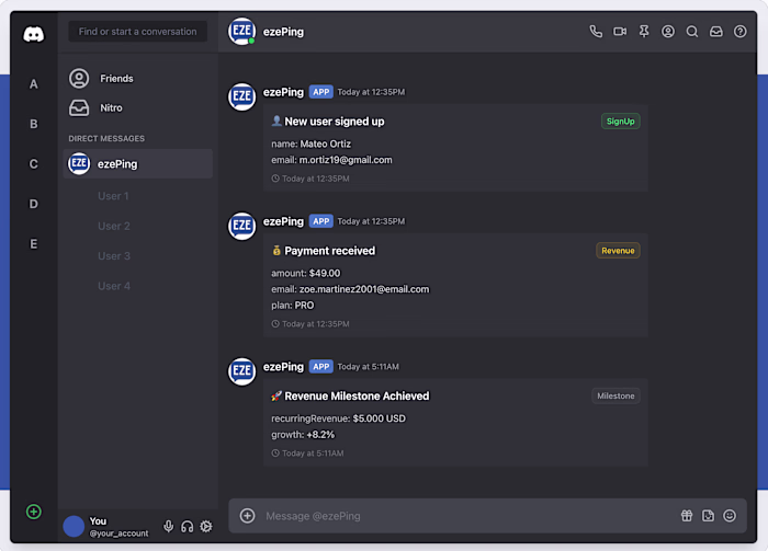ezePing - SaaS Monitoring Made Easy