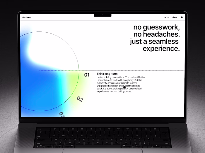 Personal Landing + Portfolio Page