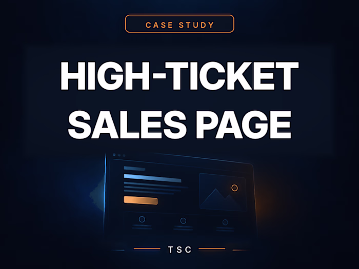 High-Ticket Sales Page for Audit-Based Offers