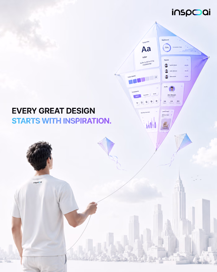 Good designers don't collect inspiration.
They