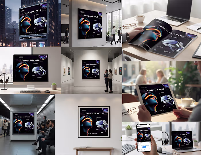 Futuristic Tech social media post