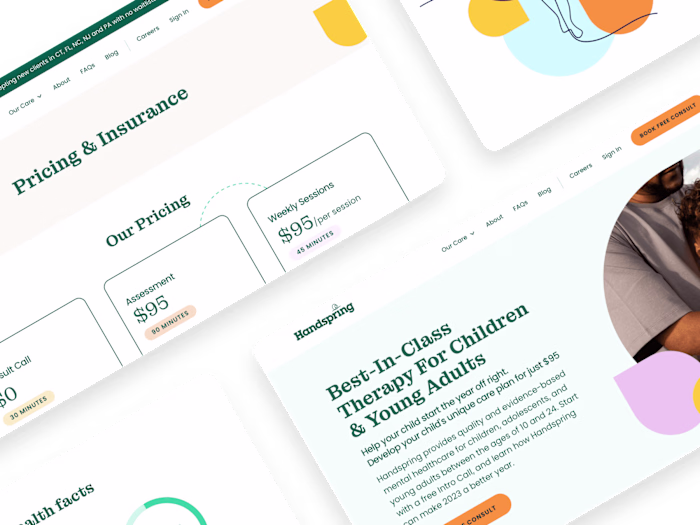 Handspring Health Marketing Site