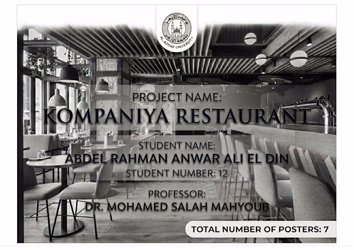 Interior Shop Drawings (Kompaniya Restaurant)