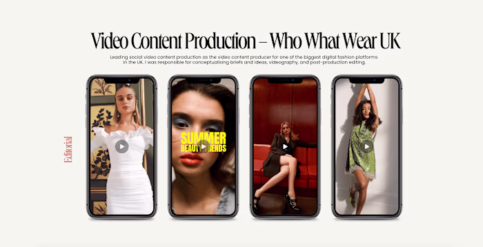 Video Content Producer - Who What Wear UK