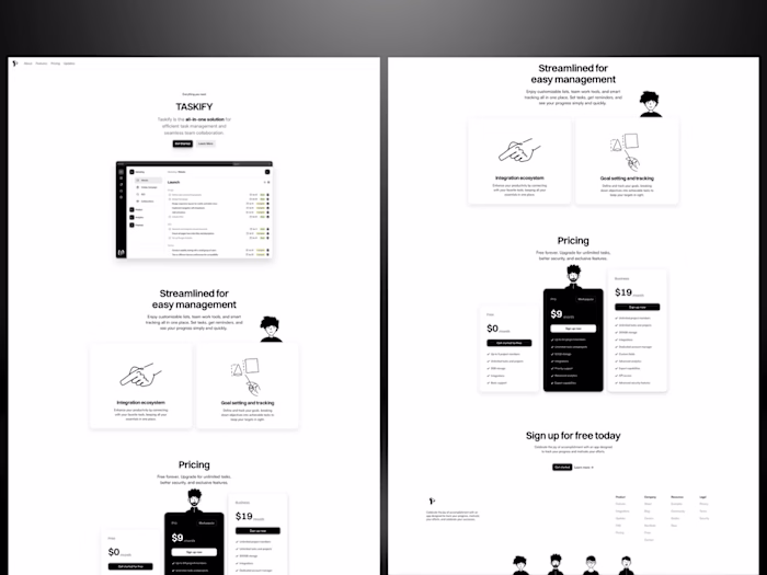 Taskify (SaaS Landing Page)