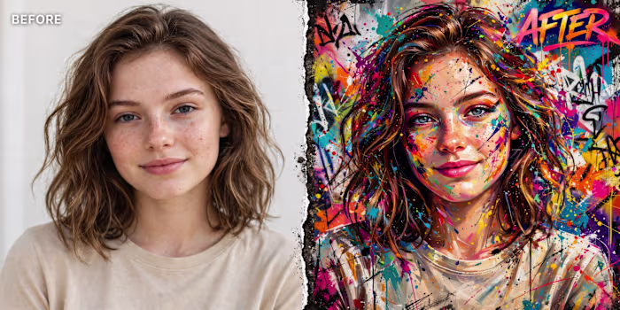 BEFORE: Innocence. AFTER: Explosion.

Turned a
