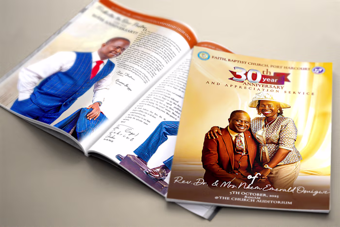 An Anniversary Booklet featuring tributes and goodwill messa...