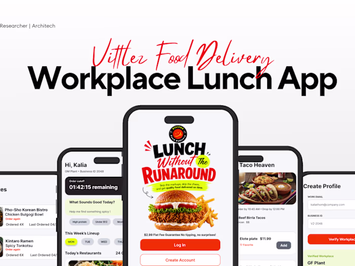 Vittlez Workplace Lunch Delivery App