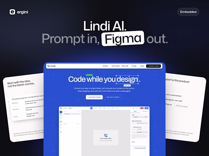 Lindi AI - From a prompt to Figma-ready mockups