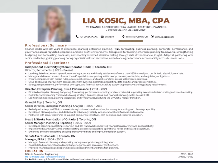 Senior ATS-Friendly Resume
Clean, professional ATS-friendly