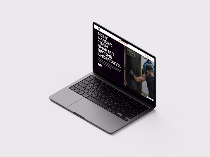 Undefeated Boxing Club — Website Design & Development
