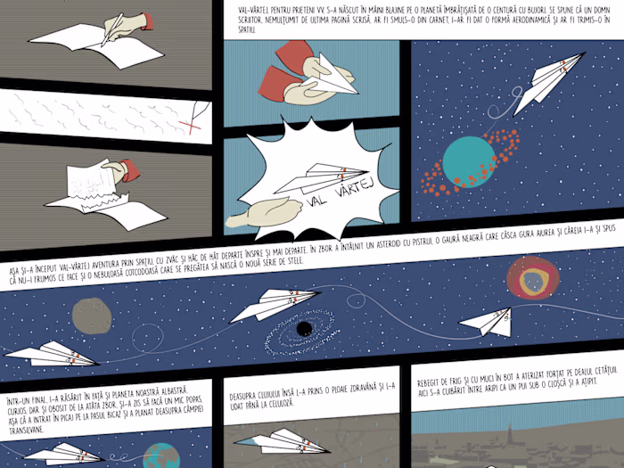 Val-Vârtej — Illustrated Story Brochure