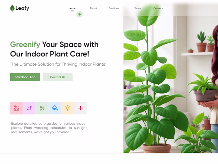 Indoor Plant management app