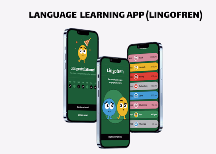 Language learning app (Lingofren)