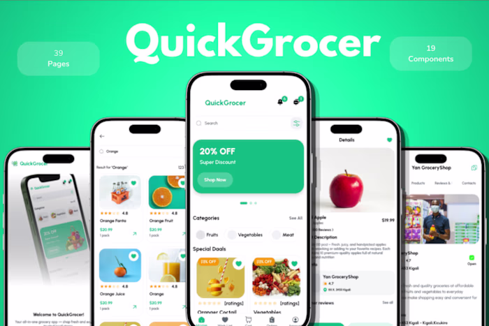 QuickGrocer — Grocery Ordering &