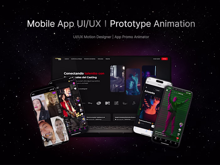 Animated Mobile App Presentation