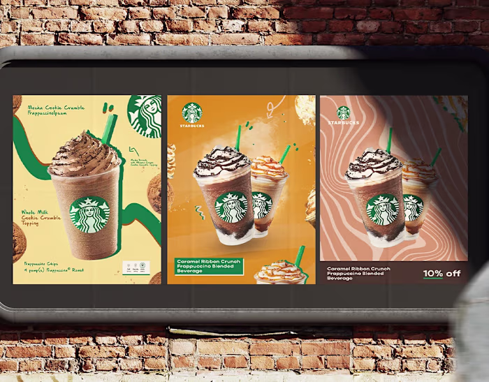 starbucks advertisement poster