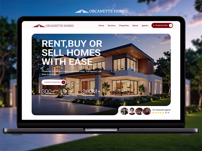 Increased Website Conversion for Orcanette Homes