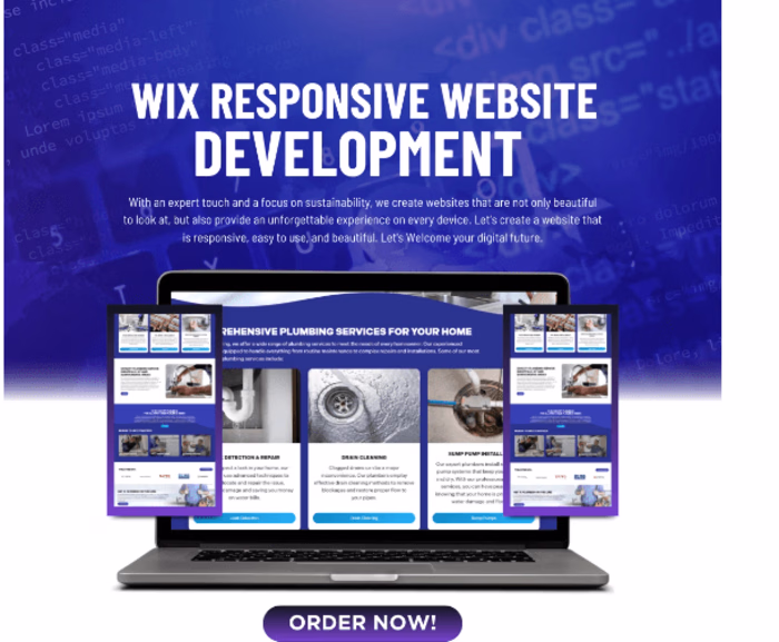 Wix Plumbing website
