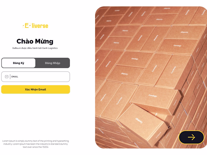 UI Freelance Logistic Website