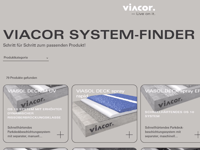 Viacor GmbH - Product Finder