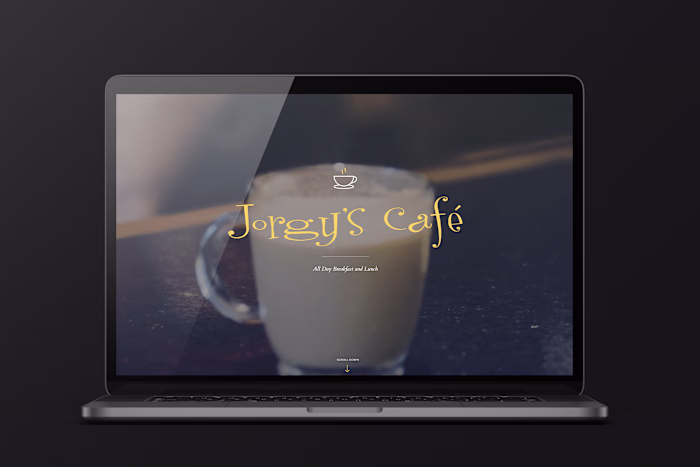 Jorgys Café — Website Design