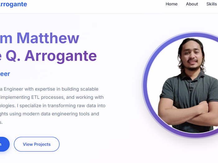 Personal Developer Portfolio Website