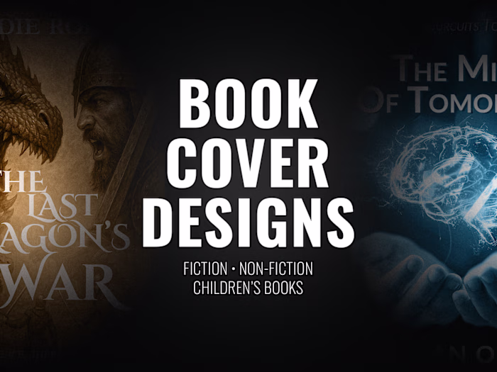 Book Cover Designs Across Multiple Genres