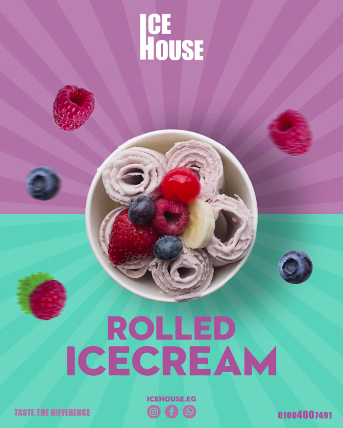 Project: Social Media Design for ICE HOUSE Restaurant