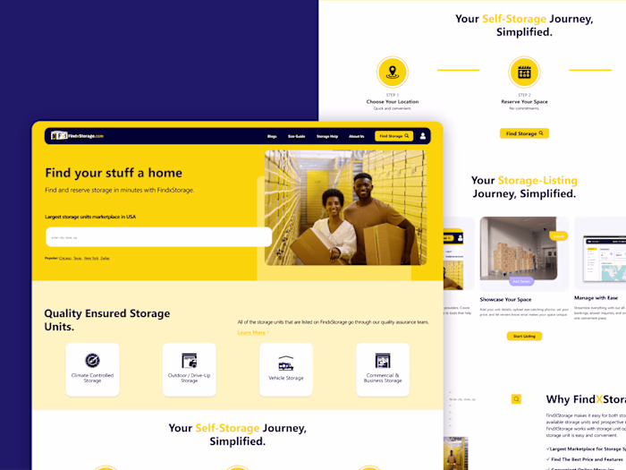FindxStorage - Website