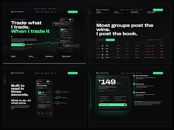 PapitoTrades, A Trading Alerts Site That Shows the Losers