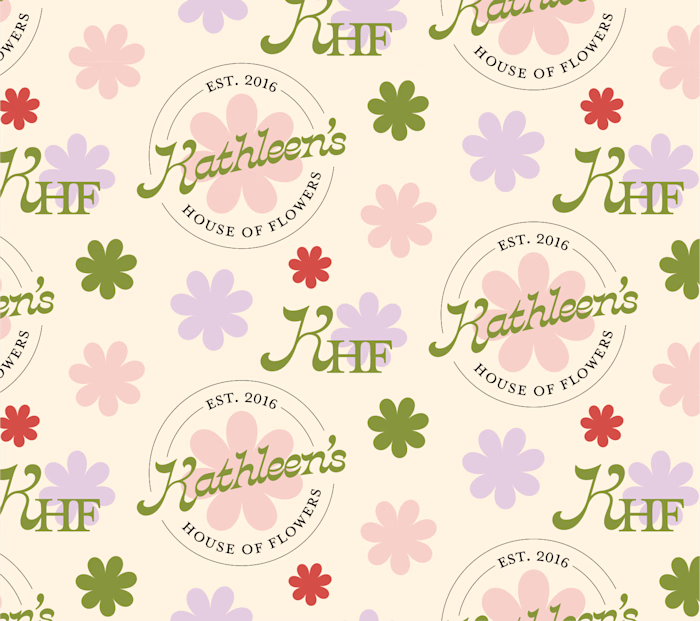 Branding Kathleen's House of Flowers – A Fresh & Floral Identity