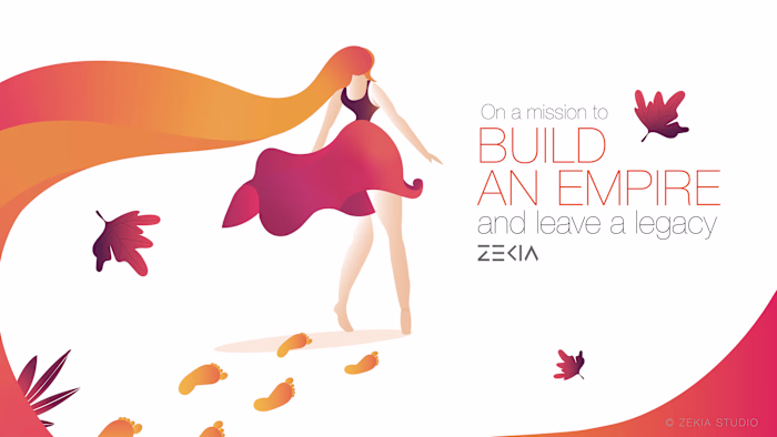 Illustrated motivational quotes on women empowerment on Behance