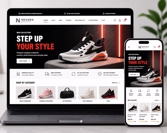 This website design project involved