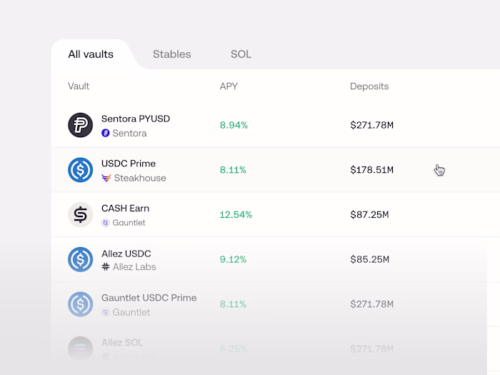 Discarded design for a DeFi platform