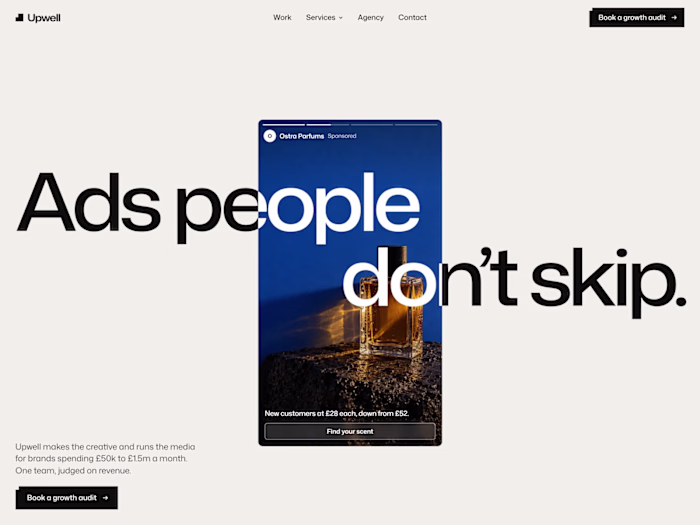 Upwell: Digital Marketing Agency Website
