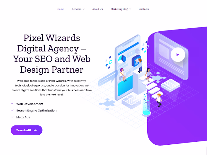 Digital Marketing Agency Website