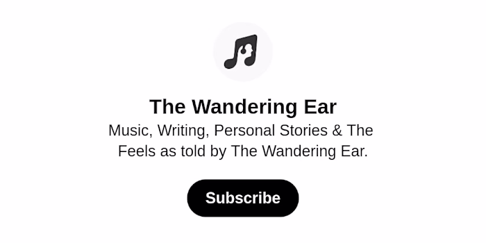 The Wandering Ear Newsletter